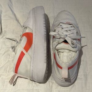 NIKE Women size 10 Court Vision Alta 'White Magic Ember' LIKE NEW